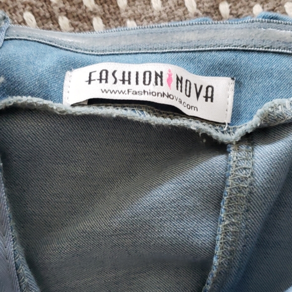 FASHION NOVA denim top - Picture 5 of 5